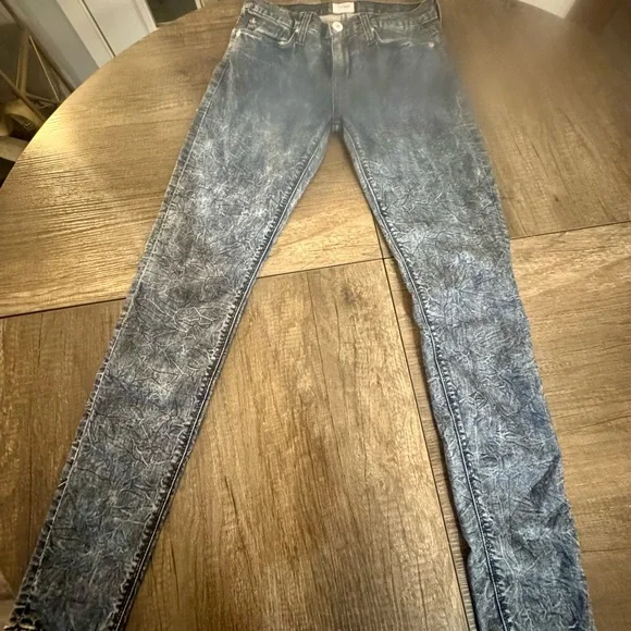 Hudson Jeans Acid Wash Skinny Jeans Size 26 - Picture 6 of 10